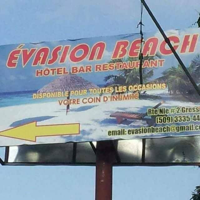 Evasion Beach Hotel Gressier Exterior photo